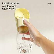 1 pieza Botella de agua portátil para perros - Botella de agua para mascotas a prueba de fugas con tazón, adecuada para viajes y actividades al aire libre, taza de agua para perros, taza portátil, suministros para caminar con perros, alimentador de mascotas - Regalo de vacaciones para esposa y madre [Estilo y color aleatorios] - Multicolor - Ver 7