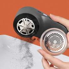 Fabric Shaver, Electric Lint Remover, USB Rechargeable Sweater Shaver, Power Lint Shaver, LED Display, Fuzz Remover, Pilling Remover, Portable Hairball Trimmer For Clothes, Bedding, Furniture, Carpet, Sofa, Cleaning Supplies, Cleaning Gadgets - Multicolor - View 10