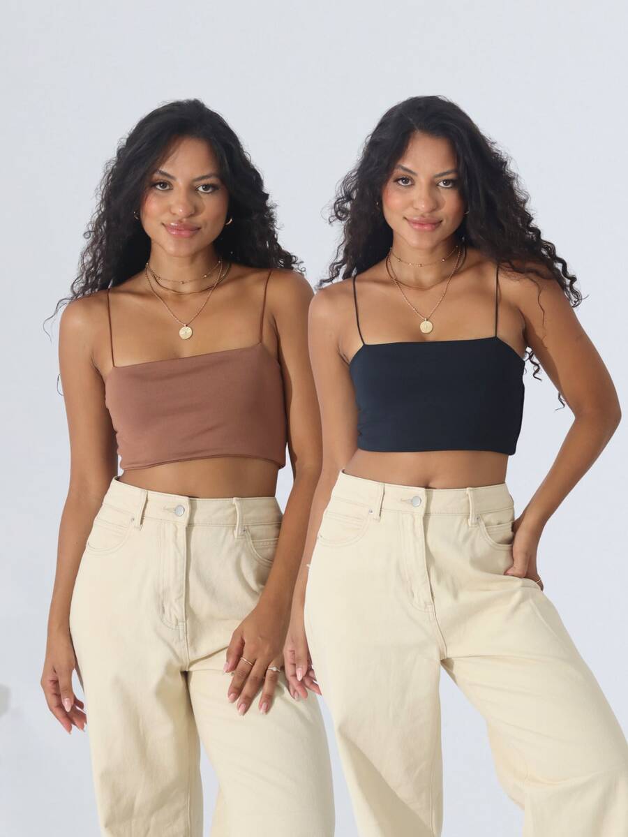 Women Tank Tops & Camis - Rỉ Nâu - Xem 1