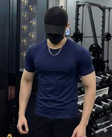 Men T-Shirts & Tanks - 藏蓝色 - 查看 2