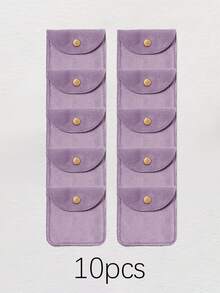 1/10/50个装 天鹅绒礼品袋，珠宝包装袋，珠宝礼品袋，婚礼生日派对糖果袋，耳环手链项链收纳袋，派对节日礼品包装袋 - I7 - 查看 22