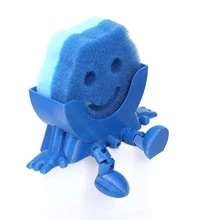 1个可爱趣味沥水海绵架，带沥水孔和支腿 | 2026新款创意3D打印洗碗海绵收纳架，厨房水槽台面整理架，清洁工具塑料支架 - 多色 - 查看 13