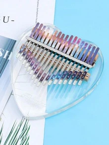 OUMINGYQ 1 buc autocolant note claviatură pian - potrivit pentru Kalimba cu 17 taste (Kalimba nu este inclusă), autocolant taste pian deget, cadou decor instrument muzical pentru iubitorii de muzică - Autocolante cu note (excluzând pianul cu degetul mare) - multicolore - Vizualizare 8