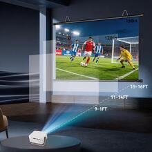 Anti-Light Thick HD Projector Screen 16:9 No-Hole Wall Home Projection Screen 60/72/84/92/100/110/120/133 Inch - 查看 3