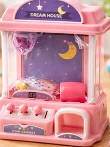 Mini Máquina De Garra Para Niños Con Música | Juego Interactivo Con Peluches Incluidos - Rosa - Ver 2