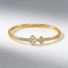 1pc Synthetic Flower Versatile Jewelry Bracelet, Suitable For Party, Wedding, Festival, Holiday Outfit Matching - Multicolor - View 2