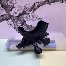 1个可爱趣味沥水海绵架，带沥水孔和支腿 | 2026新款创意3D打印洗碗海绵收纳架，厨房水槽台面整理架，清洁工具塑料支架 - 多色 - 查看 5