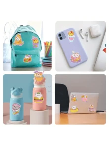 12件套DIY可爱猫咪钻石画套装，包含宝石、工具、工艺美术用品，最佳马赛克贴纸礼品 - 彩色 - 查看 6