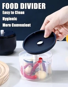 Electric Garlic Chopper, Mini Portable Veggie Cutter With 4 Sharp Stainless Steel Blades, 300ml Capacity Rechargeable Small Sauces Blender For Mashing Onion Garlic Chili Ginger Fruits (Blue) - Blue - View 1