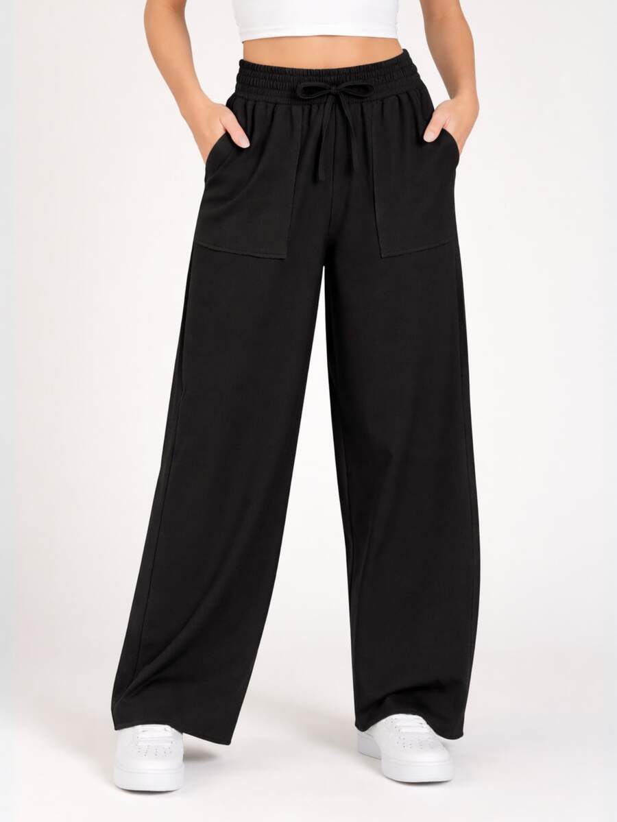 Women's Sweatpants - Black - View 1