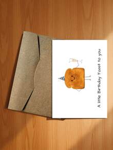 1 thiệp chúc mừng sinh nhật hài hước/ Thiệp chúc mừng sinh nhật cá nhân hóa/ Thiệp chúc mừng sinh nhật vui nhộn "Chúc mừng sinh nhật bạn"/ Thiệp chúc mừng sinh nhật cá nhân hóa mang ý nghĩa chữa lành, thích hợp làm quà tặng sinh nhật vui nhộn cho bạn bè và gia đình (Bao gồm 1 thiệp/1 phong bì, kích thước 4.3" x 6.3") - Kiểu A - Xem 14