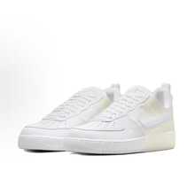 Nike Air Force 1 React 低筒 板鞋 男女同款 米白色 - 米白色 - 查看 2