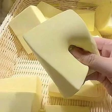 Soft Milk Brick Slow Rebound Sticky Hand Simulation Toy, Realistic Yellow Butter Cake, Emitting The Aroma Of High-End Pastries, Soft Texture, Very Fun To Play With - Multicolor - View 9