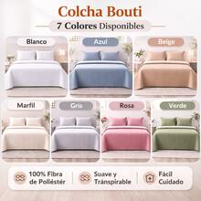 Kynley Bộ chăn ga gối mùa hè, nhẹ và dày dặn, 100% polyester vi sợi, mềm mại và thoáng khí, có 2 kích cỡ và 7 màu sắc, phù hợp với giường có chiều rộng từ 90-150 cm, dễ giặt. ✅ Giao hàng tại Tây Ban Nha trong vòng 48/72 giờ - trắng - Xem 5