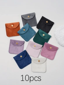 1/10/50个装 天鹅绒礼品袋，珠宝包装袋，珠宝礼品袋，婚礼生日派对糖果袋，耳环手链项链收纳袋，派对节日礼品包装袋 - I7 - 查看 27