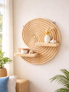 1 chiếc kệ treo tường hình vỏ sò xoắn ốc phong cách Bohemian, trang trí nhà hiện đại tối giản, giá trưng bày tròn độc đáo, kệ lưu trữ treo tường, phù hợp cho phòng khách, phòng ngủ, phòng tắm, lối vào, căn hộ, ký túc xá, tiết kiệm không gian, điểm nhấn trang trí nhà phong cách Bắc Âu. - Nhiều màu - Xem 6