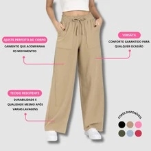 Women's Sweatpants - 米色 - 查看 3