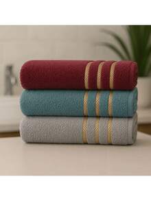 Set Of 5 Morocco Bath Towels, 100% Cotton, 130x70cm - Assorted - View 4
