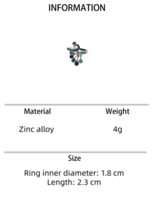 1pc Elegant Colorful Creative Peacock Ring, Suitable For Daily Wear, Gifts, Parties, Banquets, Vacations, Festivals, And Other Occasions - Peacock Ring - View 8