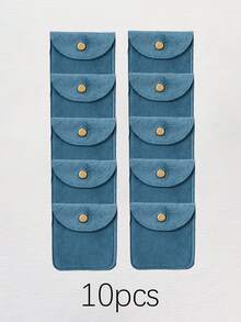 1/10/50个装 天鹅绒礼品袋，珠宝包装袋，珠宝礼品袋，婚礼生日派对糖果袋，耳环手链项链收纳袋，派对节日礼品包装袋 - I7 - 查看 17