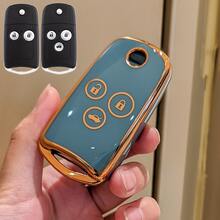 三键思域钥匙扣套，可拆卸钥匙扣，智能遥控汽车钥匙链，设计精美，方便携带的钥匙袋礼品（适用于车型：思域、飞度、雅阁、CR-V、HR-V、Jazz 以及讴歌 TL、TSX、ZDX、RSX、CR-Z） - A - 查看 7