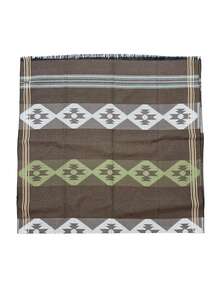1pc Arabic Jacquard Prayer Shawl, Middle Eastern Accessory, Scarf, Polyester Arabic Jacquard Shawl For Men Outdoor - Multicolor - View 3