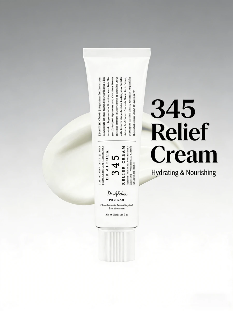 Dr. Althea 345 舒緩霜 | 每日臉部保濕霜 | 淡斑護理 | 舒緩修復和保濕，蘊含菸鹼醯胺和泛醇 | 韓國純素護膚品，適合所有膚質 | 1.7 液體盎司（1 包） - 奶油 50ml - 查看 1