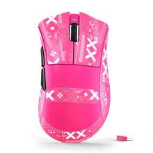 ATTACK SHARK V3 超轻无线游戏鼠标，PAW3311 传感器，500mAh 电池，重量 62g，25KDPI，支持 2.4G/蓝牙/USB-C 连接，可充电无线鼠标，带 5 个可编程按键，适用于笔记本电脑和 PC。 - 查看 13