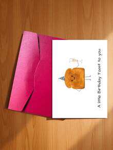 1 thiệp chúc mừng sinh nhật hài hước/ Thiệp chúc mừng sinh nhật cá nhân hóa/ Thiệp chúc mừng sinh nhật vui nhộn "Chúc mừng sinh nhật bạn"/ Thiệp chúc mừng sinh nhật cá nhân hóa mang ý nghĩa chữa lành, thích hợp làm quà tặng sinh nhật vui nhộn cho bạn bè và gia đình (Bao gồm 1 thiệp/1 phong bì, kích thước 4.3" x 6.3") - Kiểu A - Xem 5