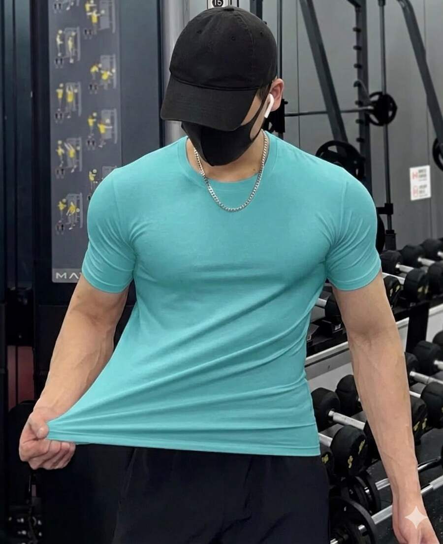 Men T-Shirts - Verde - Ver 1
