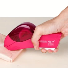 1 pieza Cortador de cinta automático, dispensador de cinta manual con cobertura completa, sin batería, adecuado para envolver regalos de Navidad y del hogar - Multicolor - Ver 3