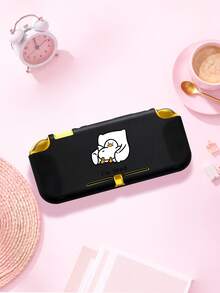 1个可爱沙发鸭图案保护套，适用于Switch 2 (2025)游戏机，兼容Switch NS/Switch OLED/Switch Lite，TPU软壳，通用保护套，Switch手柄保护套，Switch游戏配件，通用收纳袋，防摔、防滑、防刮，时尚美观，是送给家人和朋友的最佳礼物 - 查看 5