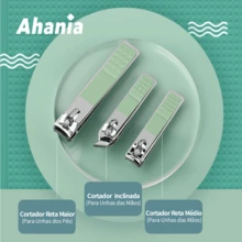 Ahania KIt de 16 Peças para Pedicure e Manicure Aço Inoxidável com Estojo Dobrável, Com Cortador de Unha Pedicure, Tesoura, Lixa - Multicolorido - Visão 5
