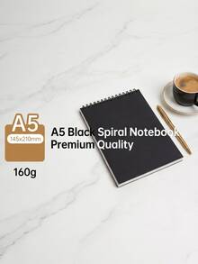 Bộ giấy vẽ cao cấp & sổ tay lò xo - Giấy vẽ 4K 100g 100 tờ + Sổ tay lò xo đen A5 A6 160g giấy dày dành cho họa sĩ, sinh viên, nhà văn và người làm mỹ thuật. - Nhiều kiểu dáng - Xem 10