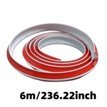 1 件 39.37 英寸/78.74 英寸/118.11 英寸 L 型四分之一圆弧装饰条，白色，墙面装饰收边条，自粘式柔性密封条，可弯曲装饰条 | 双面免粘剥离粘贴式收边条，适用于地板边缘、墙角、楼梯、橱柜、浴缸边缘 | 0.59 英寸（宽）* 0.59 英寸（高） - 彩色 - 查看 17