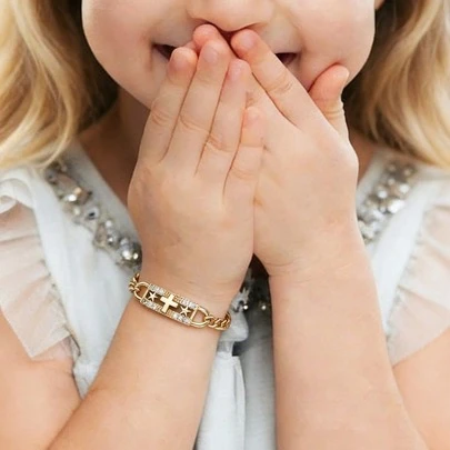  Mini Exquisite Children's Bracelet, Simple Cute Style For Girls, Comfortable & Versatile Gift, Sweet Daily Jewelry