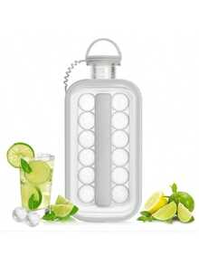 2-In-1 Foldable Cube Ice Cube Grid, Ice Tray, Mesh Design Silicone Ice Cube Mold, Suitable For Home And Travel, Graduation Season Ice Cube Supplies - Multicolor - View 4