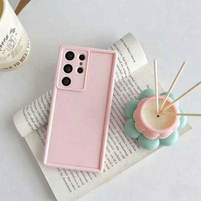 纯色极简手机壳，硅胶模压防摔保护套，适用于三星 Galaxy S26 S25 Ultra Plus FE A37 A57 A56 A36 A26 A16 A17