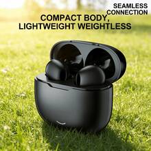 TWS True Wireless Earbuds, Bluetooth Headphones, Sweat-Resistant White Design, Built-In Microphone For Clear Calls, Comfortable Earphone Stem Style, Suitable For All Smartphones, Great For Fitness, Running, And Daily Use - View 4