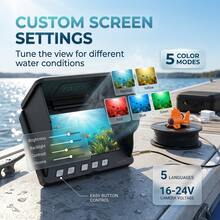 7-In-1 HD Underwater Fishing Camera & Monitor Kit - 4X Optical Zoom, IP68 Waterproof, Night Vision Fish Finder, Long Battery Life, Portable Fishing Gear For All Waters - 套裝 - 查看 8