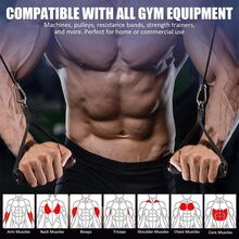 2pcs Upgraded Sports Controller, Suitable For Fitness Equipment Accessories, Strength Training, Pilates, Home Gym, Resistance Bands, Durable Sports Accessories - Multicolor - View 7