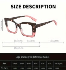 8pcs Multiple Colors Reading Glasses Women Men Oprah Style Computer Square Reader Spring Hinge Eyewear Super Suitable For Reading Books Newspapers Or Mobile Phones And Are Also Thoughtful Gifts For Elders - 8pcs - View 2