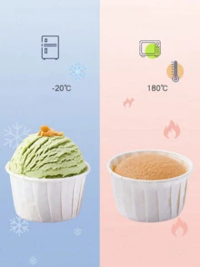 100/50个迷你纸杯蛋糕衬垫，一次性玛芬烘焙杯，纸杯蛋糕包装纸和烘焙工具，适用于婚礼、婴儿派对、生日派对和其他庆祝活动的DIY烘焙甜点 - 彩色 - 查看 8