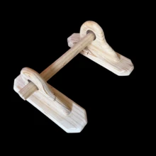 Juego de Cortinero de Madera Resistente y Duradero para Hogar - Albaricoque - Ver 4