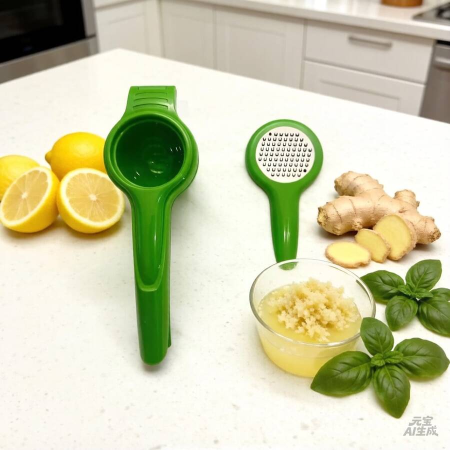 Convenient Dual-Head Burdock Grater, Durable Stainless Steel One-Piece Design - Multicolor - View 1