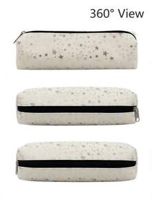 1个星形波点极简可爱铅笔盒，学生文具星空拉链收纳袋，美观大方 - 筆袋 - 查看 6