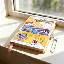 Bộ văn phòng phẩm Pokemon, sổ tay bìa cứng in hình nhân vật dễ thương kèm bút và tẩy, đồ dùng học tập Kawaii dành cho trẻ em, học sinh và người hâm mộ. - Nhiều màu - Xem 2