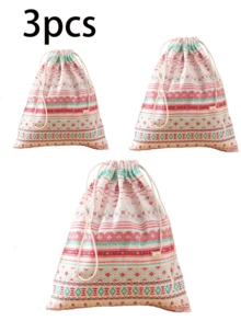 New Linen Drawstring Storage Bag, Clothes Organizer Bag, Travel Luggage Shoe Pouch, Miscellaneous Underwear Bag - View 15