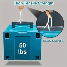 100pcs Nylon Cable Ties, Black & White Self-Locking Plastic Zip Ties, High Strength Fastening Straps - 100pcs - View 7