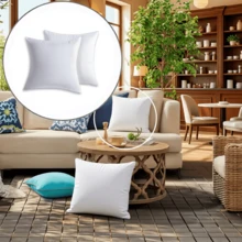 Square Pillow Insert For Sofa - White - View 7